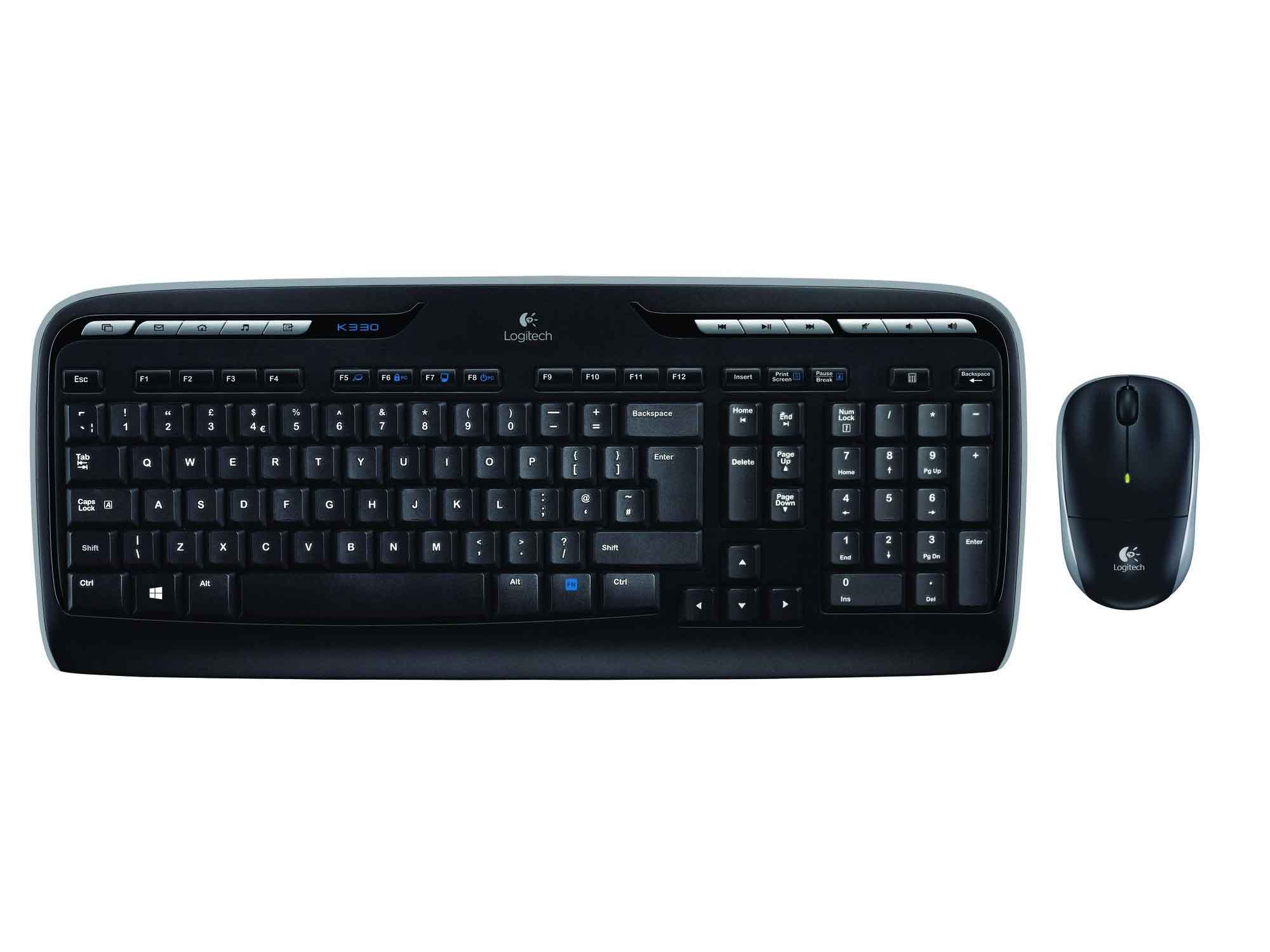 клавиатура logitech mk330 wireless combo + mouse (l920-003995)